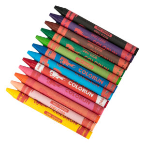 Vaškinės kreidelės DELI Colorun 12 spalvų - Image 3