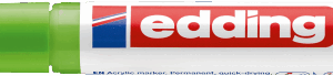Akrilinis žymeklis edding 5300, gelsvai žalios spalvos
