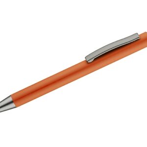 Automatinis tušinukas Goma, metalinis, gumuotas, oranžinės spalvos