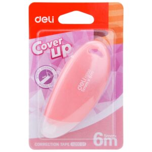Korektūros juostelė Deli CoverUP, 5mmx6m, įvairių spalvų korpusas - Image 3