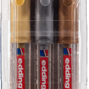 Gelinių rašiklių rinkinys Edding 2185, 0.7mm, 3 vnt