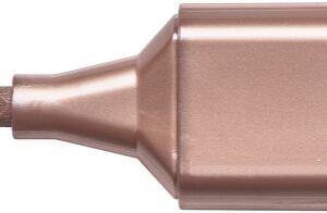 Teksto žymeklis Faber-Castell,1-5mm, kirstu galiuku, rausvo aukso metallic spalvos - Image 3