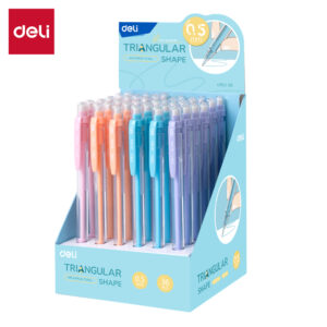 Automatinis pieštukas DELI, Triangular, 0.5mm, įvairių spalvų