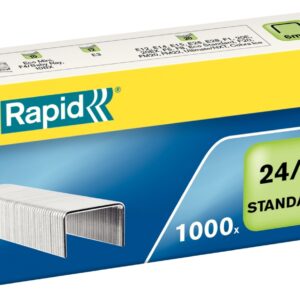 Sąsagėlės Rapid Standart 24/6, 1000 vnt. cinkuotos