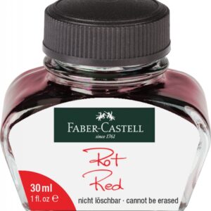 *Rašalas Faber-Castell, 30ml,raudonos spalvos - Image 2