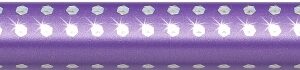 *Grafitinis pieštukas Faber-Castell Jumbo Sparkle, violetinės spalvos - Image 2