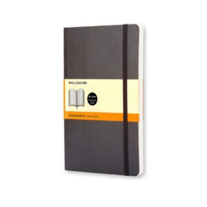 *Užrašų knygutė Moleskine Classic 9x14cm, linijomis, minkštu viršeliu, juodos spalvos