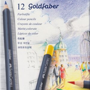 Spalvoti pieštukai Faber-Castell Goldfaber Creative Studio 12 spalvų