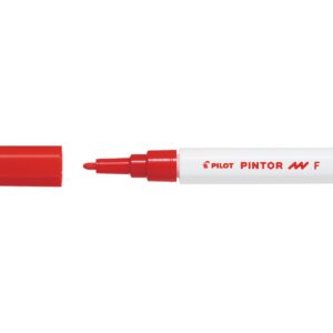 Dekoratyvinis žymeklis Pilot Pintor, 1mm, raudonos spalvos