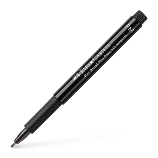 167894_Pitt Artist Pen Fude medium India ink pen, black