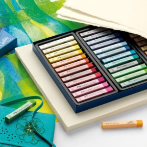 Pastelinės kreidelės Faber-Castell Goldfaber, 36 spalvos - Image 2