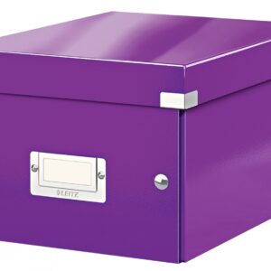 Universali dėžė Leitz Click&Store Small, 216x160x282mm, violetinės spalvos