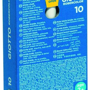 Kreida Fila Giotto Robercolor, apvali, 10vnt., baltos spalvos - Image 2