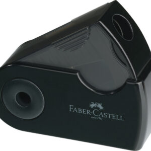 Drožtukas Faber-Castell Sleeve, su konteineriu, vienos skylės, įvairių spalvų - Image 3