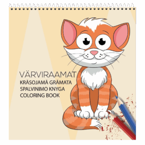 Spalvinimo knygelė College vaikams 21x22cm, 32 lapai