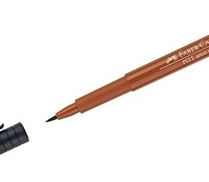 Rašiklis piešimui Faber-Castell PITT Artist Pen B, teptukinis, #188 Sanguine