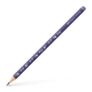 Pieštukas Faber-Castell Dinosaur HB, mėlynos spalvos korpusas