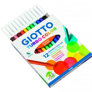 Flomasteriai Fila Giotto Turbo Color, 12 spalvų - Image 2