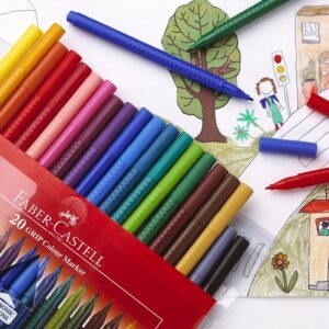 Flomasteriai Faber-Castell GRIP, 10 spalvų - Image 2