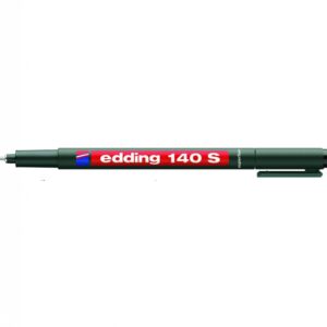 Permanentinis žymeklis-rašiklis Edding 140S OHP, apvaliu galiuku, 0.3mm, juodos spalvos