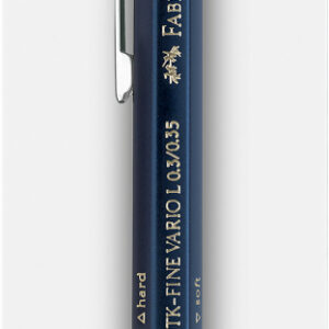 Automatinis pieštukas Faber-Castell TK-FINE VARIO L, 0.35mm tamsiai mėlynos spalvos - Image 3