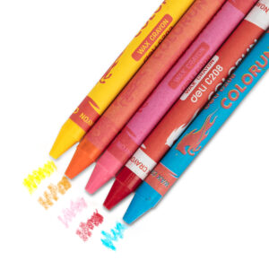 Vaškinės kreidelė DELI Colorun 24 spalvų - Image 2