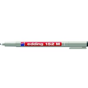 Žymeklis Edding 152M, skirtas plėvelėms,juodos spalvos, 1mm
