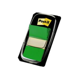 Plastikiniai žymekliai Post-it, 25x43mm, 50vnt., žalios spalvos - Image 2