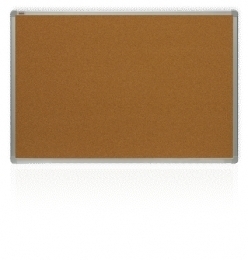Kamštinė lenta aliuminiu rėmu 2x3, 45x60cm