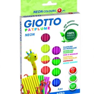 Plastilinas Fila Giotto Pongo Patplume, 33g, 8 spalvos