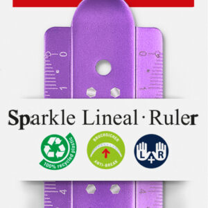 Liniuotė Faber-Castell Sparkle, 30cm violetinės spalvos - Image 4
