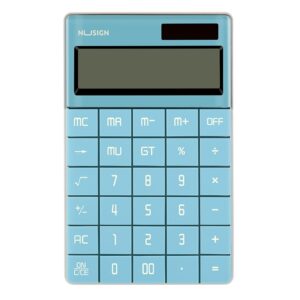 Stalinis skaičiuotuvas DELI NS041, mėlynos spalvos - Image 2