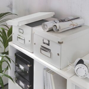 Universali dėžė Leitz Click&Store Medium, 281x200x369mm, baltos spalvos - Image 3