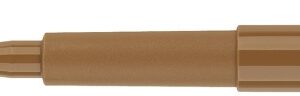 Rašiklis piešimui Faber-Castell PITT Artist Pen B, teptukinis, #180 Raw Umber - Image 2