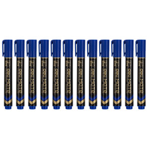 Permanentinis žymeklis DELI U102 apvalus 1,5 mm mėlynos spalvos - Image 4