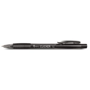 *Automatinis tušinukas Forpus Clicker, 0,7mm, juodos spalvos