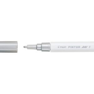 Dekoratyvinis žymeklis Pilot Pintor, 1mm, sidabro spalvos