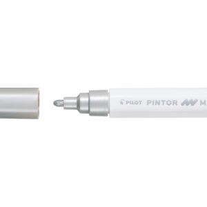 Dekoratyvinis žymeklis Pilot Pintor, 1,4mm, sidabro spalvos