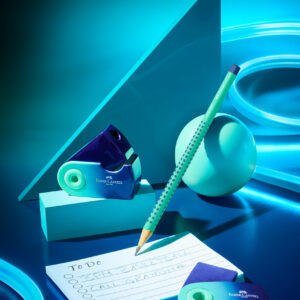 Pieštukas Faber-Castell Grip Buzzing Blue, B