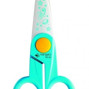 Vaikiškos žirklės Kangaro KD-50/Y, 12,5 cm, įvairių spalvų
