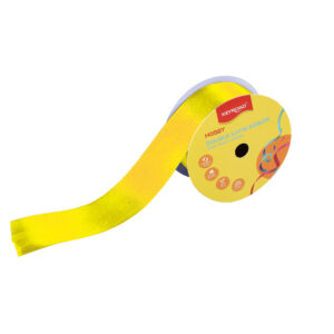 Satino juostelė Keyroad, 38mm x 25 m, geltonos spalvos 220