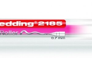 Gelinis rašiklis Edding Gel Roller 2185, 0.7mm, rožinės spalvos