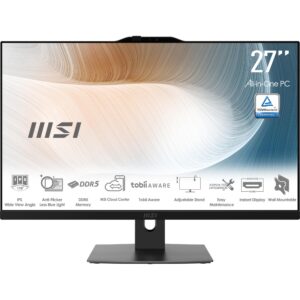 Monoblock PC|MSI|AM272P 1M|Modern|CPU Intel|Intel Core 7|150U|RAM 16 GB|DDR5-SDRAM|Screen 27 "|1920 x 1080 pixels|Storage 1000 GB|SSDs 1000 GB|Not available|On-board graphics Yes|Intel Graphics|Black|OS Windows 11 Pro|MODERNAM272P1M-845EU