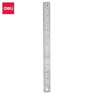Liniuotė DELI 30cm metalinė
