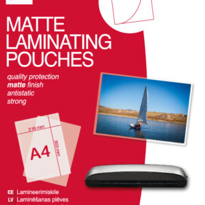 Laminavimo vokeliai  A4 (216x303mm ) 125mic/100 lapų, matiniai