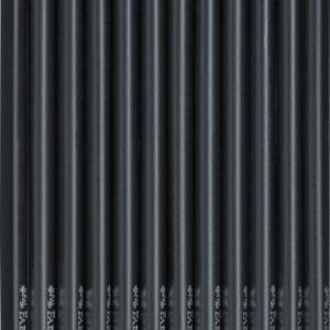 Spalvoti pieštukai Faber-Castell, Black Edition, 12 spalvų - Image 2