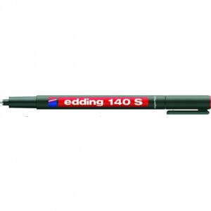 Permanentinis žymeklis-rašiklis Edding 140S OHP, apvaliu galiuku, 0.3mm, raudonos spalvos
