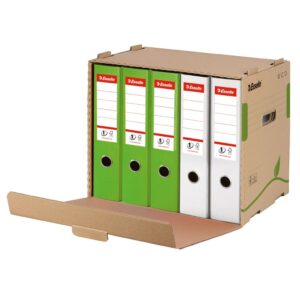 Archyvinė dėžė Esselte ECO FSC, 427x343x305mm, kartoninė, rudos spalvos - Image 2