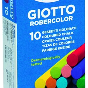 Spalvota kreida Fila Giotto Robercolor Carree, apvali, 10vnt, įvairių spalvų