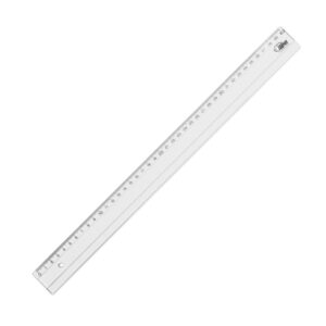 *Liniuotė Forpus, 40cm, plastikinė, skaidri
